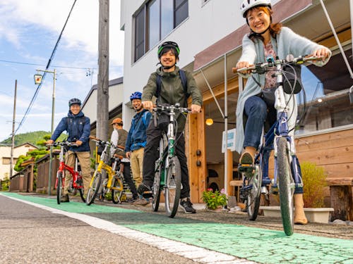 ポタリング(サイクリング)の様子