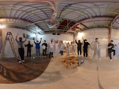 空き家DIYの様子