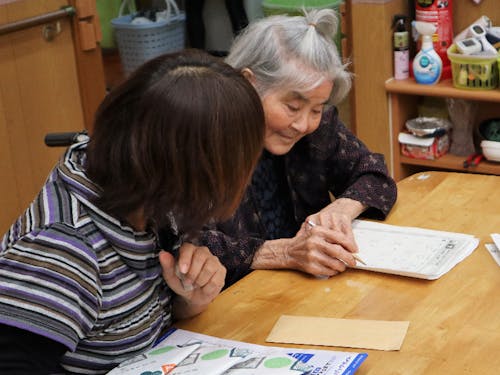 島の方たちは、皆さんお話好きです。