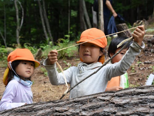 自然のものを使って、何でも作っちゃいます!