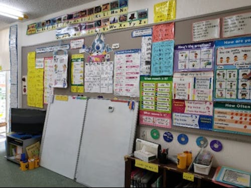 【教室内観】「英語を楽しく」続けられる工夫がいっぱい！