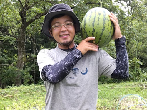 川谷地区の先輩隊員　宇野隊員