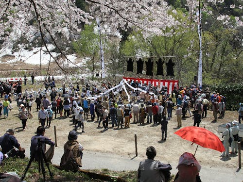 マタギによる熊祭りの神事