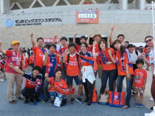 交流会のようす(R1.8月アルビレックスサポータ体験)