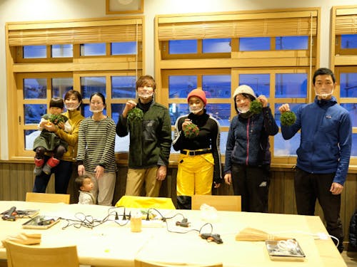 森の恵みでモノづくり体験