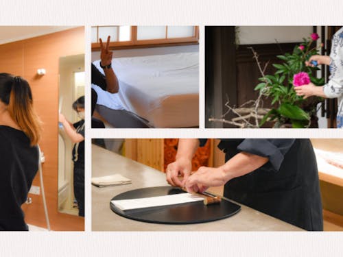 女将や料理人をはじめ、関わるスタッフ全員でのおもてなし。