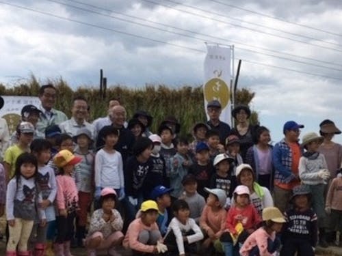 ふるさと納税を活用した稲刈り体験