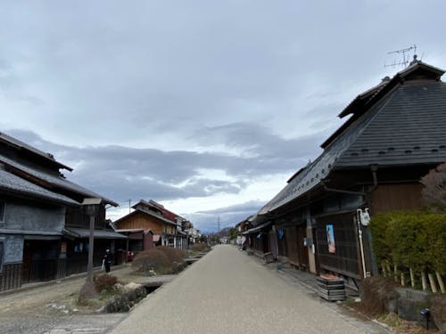 視察で訪れる「海野宿」周辺