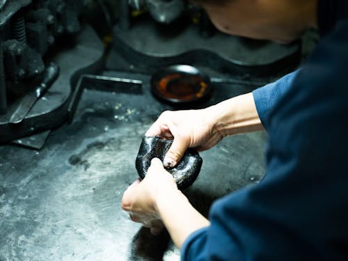 錦光園 煤(すす)と膠(にかわ)を練り合わせた生墨