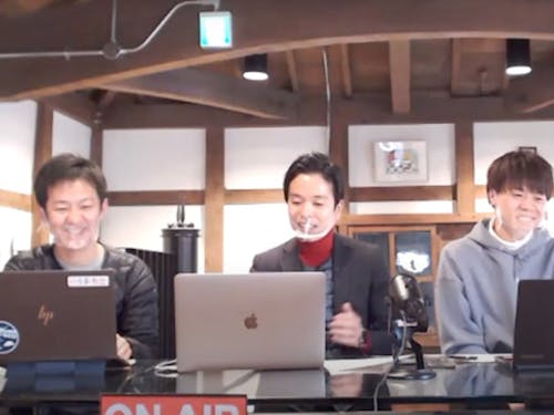 れまでの配信の様子です〜!ざっくばらんにお話ししましょう〜!