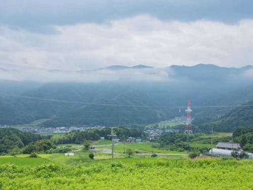 集落からの風景