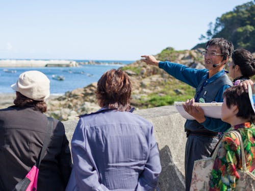 田野畑村でのガイド