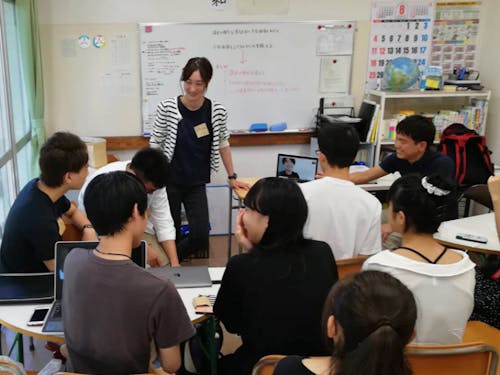 お盆に卒業生が遊びにきてくれました