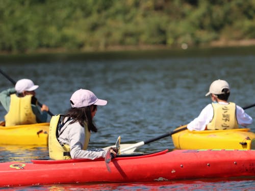 カヌー体験の様子