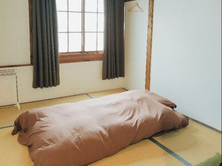 古民家ゲストハウスSENTŌの個室の様子。