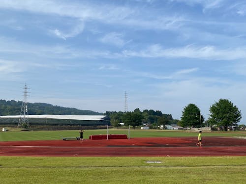 運動場などの設備が整っている藤見公園