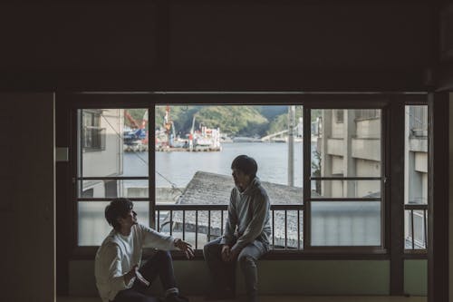 コダテルの2階からは海が一望。海からの気持ちい風が吹き流れます。