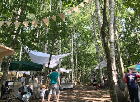 毎年、町民有志の集まりでつくり上げるイベント『森ジャム』
