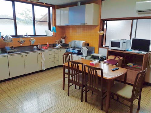 シェアハウスの共有スペース