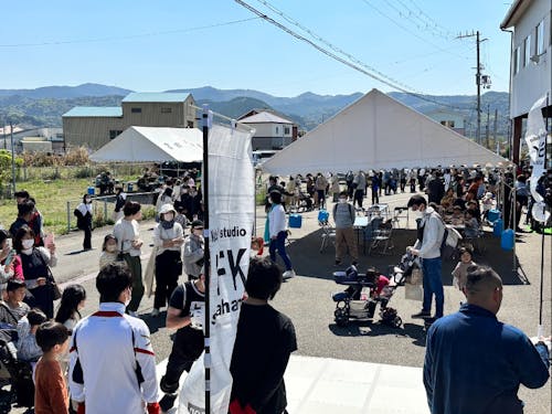 有志の会で開催した紀伊富田駅前イベントの様子②