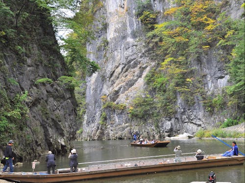 舟下りで有名な日本百景「猊鼻渓」
