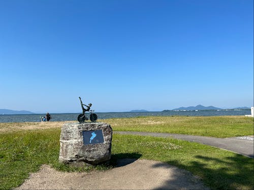 琵琶湖サイクリストの聖地碑