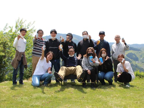 梅・柿の合間にはみんなで懇親会!