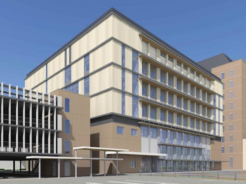 令和6年度中の完成を目指す、(仮称)市民センター(※画像はCG)