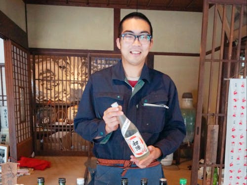 酒類製造業での販売業務の様子