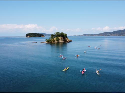 穏やかで透明度の高い油谷湾