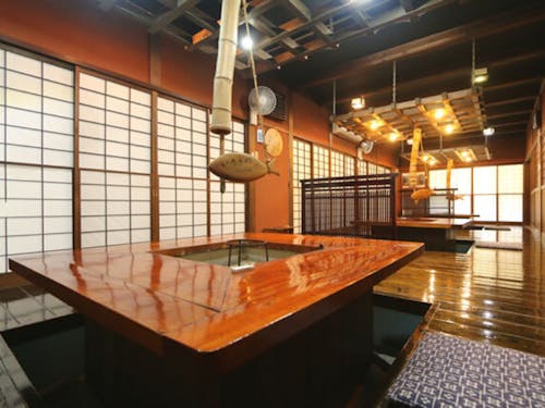 宿泊先はこちら「いろりの宿島畑」