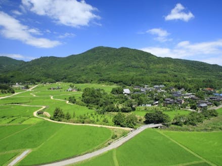 【田染荘】千年前の景観を残す地域。国の重要文化的景観に選定。