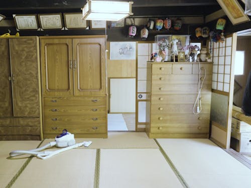 和室。隣の部屋とつなげると広々使えます。