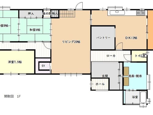 スペースの都合上間取図はお問い合わせの方に別途お送りいたします