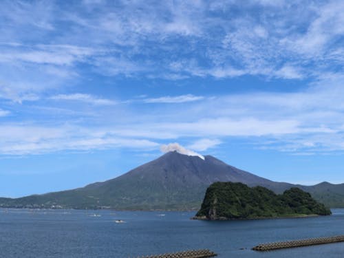 江之島と桜島