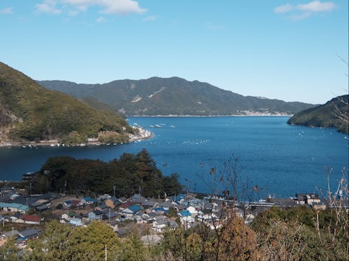 曽根から見渡す賀田湾
