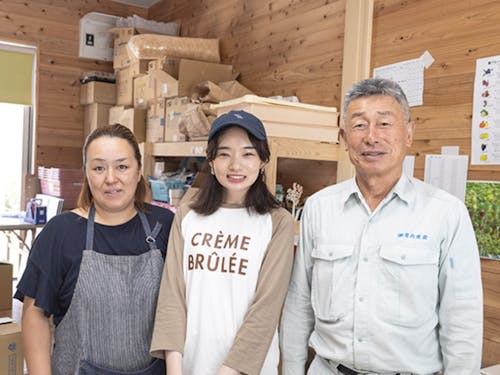 甑フルーツ園のスタッフの皆さん