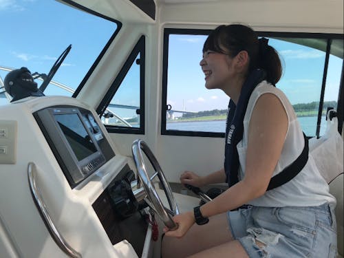 東京でもクルージングなどで海を楽しんでいました。