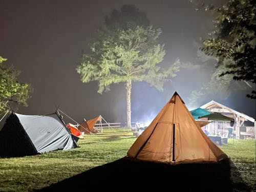 アウトドア事業の体験を行います。