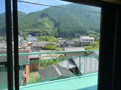 賀田の物件から見える山