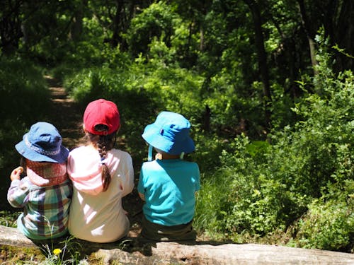四季折々の自然が満喫できる遊び場が点在。親子でアウトドアを楽しめる