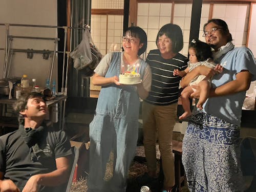 移住者さんと地域の方とのBBQ