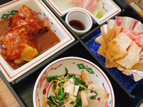 心のこもった料理を