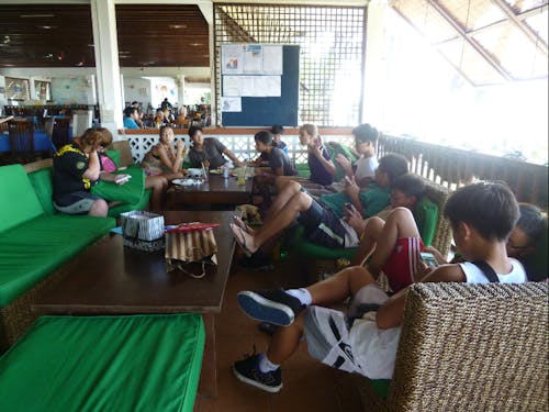 マレーシア、ミリの海辺の公園