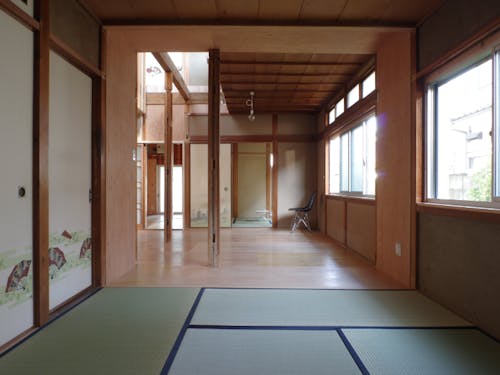 和室でくつろげるリビング