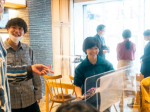 参加者同士での交流の様子