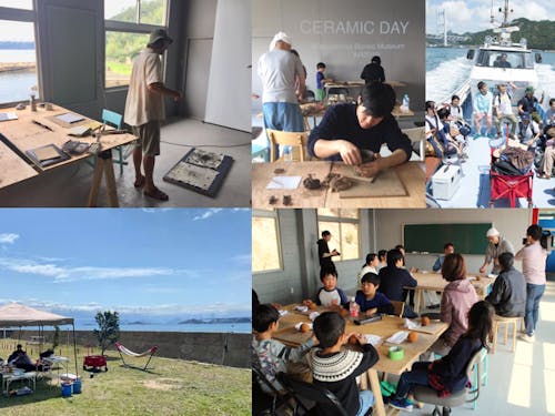 旧松島分校を拠点とした活動の様子