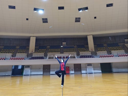 憧れの大きな体育館で夢を叶えた2023年10月