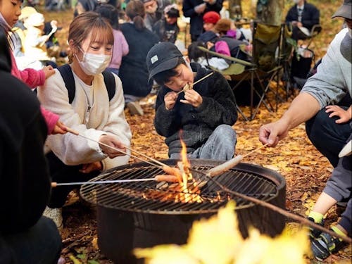 寒い冬もたき火で楽しくあたたかく!