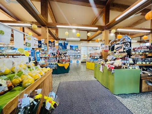 道の駅店内の様子